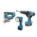 8444DWDE3JL Makita 18v MXT Combi Drill Jigsaw Kit