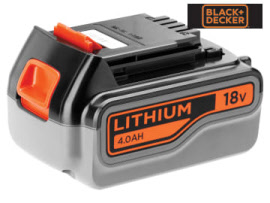 Black & Decker BL4018 Slide Battery Pack 18V 4.0Ah Li-Ion BDBL4018
