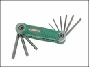 faihksf9af Faithfull Soft-Grip Folding Hexagon Key Set 9 Imperial
