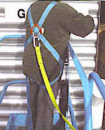 Safety Harness With 1m Fixed Lanyard har150