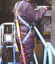 Safety Harness With 1_75m Shock Absorber Lanyard har175