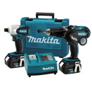 LXT202 Makita 18v Combi 2 Piece Kit