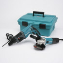 Makita Angle Grinder SDS Plus Hammer Combo Pack MEU038