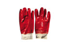 Red PVC Knitted Wrist Gloves sep106