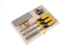 sta516424 Stanley Dynagrip Wood Chisels With Strike Cap 5-16-424