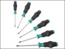 wer031554 Wera Kraftform Comfort Torx Screwdriver 6 Piece Set