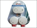 Kidde Smoke Alarm Twin Pack with Carbon Monoxide Alarm KIDCO2SAUK XMS11ALARM