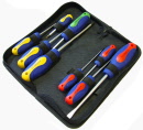 Faithfull 9 Piece Slotted Pozidriv Phillips Screwdriver Set In Zip Case FAISDSET9 XMS11SCREW